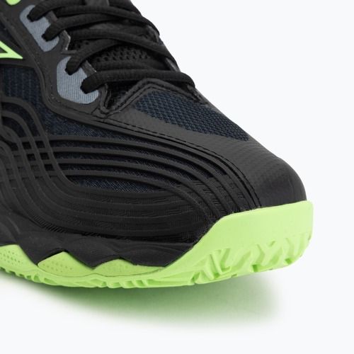Padelschuhe Mizuno Wave Enforce Tour 2 black/foliage green/glowing ap