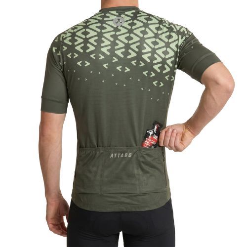 Herren-Fahrradtrikot ATTABO Tevi green