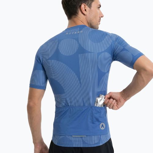 Herren-Fahrradtrikot ATTABO Vites navy blue
