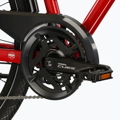 Damen-Trekkingrad KROSS Trans 5.0 In red/silver/gloss