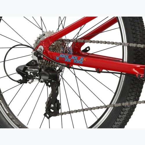 Kinderfahrrad KROSS Level Jr 1.0 red/teal/gloss