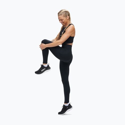 Damen Laufleggings HOKA Elaro Knit Tight 27" black