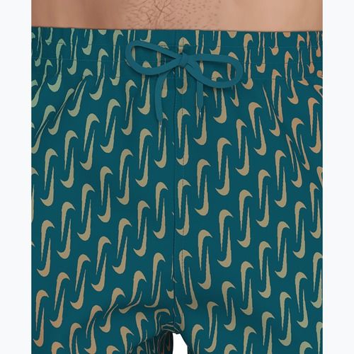 Herren-Badeshorts Nike Breaker Swoosh 5" Volley green abyss