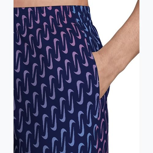 Herren-Badeshorts Nike Breaker Swoosh 5" Volley midnight navy