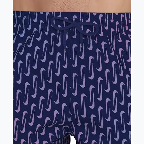 Herren-Badeshorts Nike Breaker Swoosh 5" Volley midnight navy