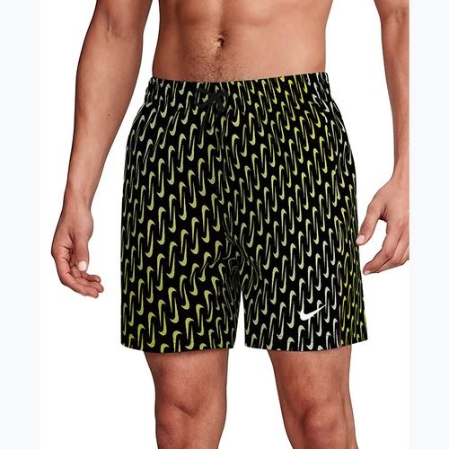 Herren-Badeshorts Nike Breaker Swoosh 5" Volley black