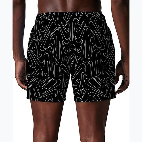 Herren-Badeshorts Nike Breaker Logofetti 5" Volley black