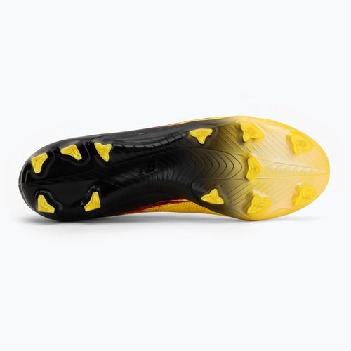 Fußballschuhe New Balance Schuhe Furon Elite V8 FG punch yellow/black 100/fire cracker