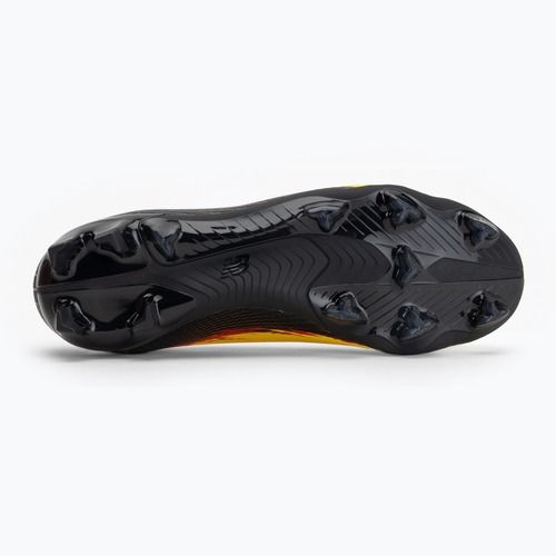 Fußballschuhe New Balance Schuhe Furon Team V8 FG punch yellow/black 100/fire cracker