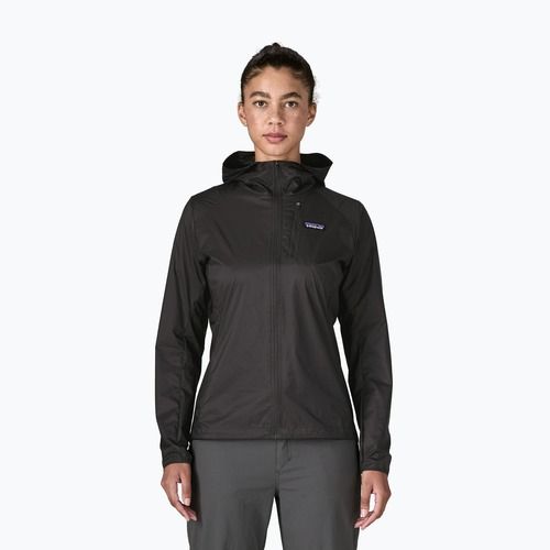 Damen-Windjacke Patagonia Houdini black w/white