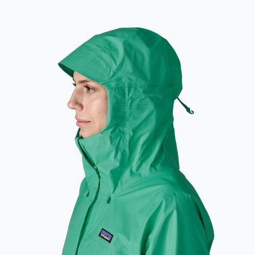 Damen-Regenjacke Patagonia Torrentshell 3L Rain aqua stone