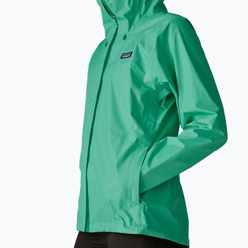Damen-Regenjacke Patagonia Torrentshell 3L Rain aqua stone