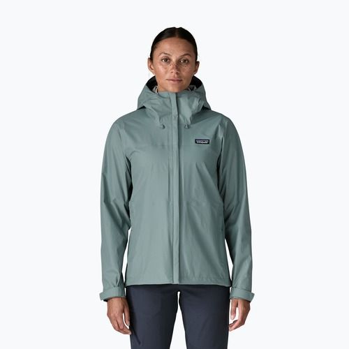 Damen-Regenjacke Patagonia Torrentshell 3L Rain blue sage
