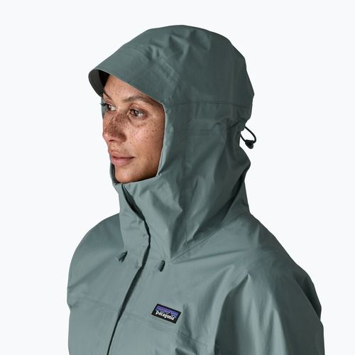Damen-Regenjacke Patagonia Torrentshell 3L Rain blue sage