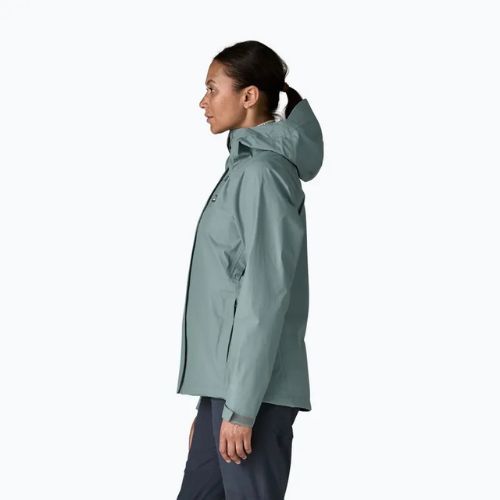 Damen-Regenjacke Patagonia Torrentshell 3L Rain blue sage