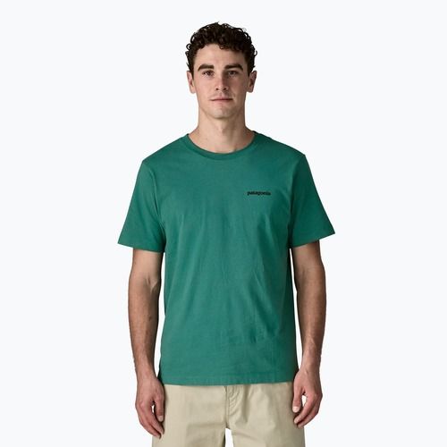 Herren T-Shirt Patagonia P-6 Logo gem green