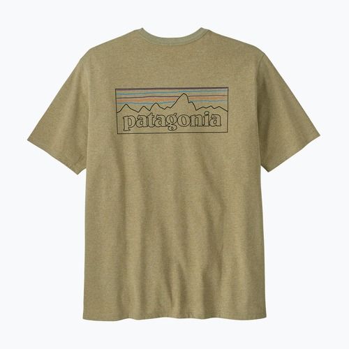 Herren T-Shirt Patagonia P-6 Logo Responsibili-Tee p-6 outline/gumtree green