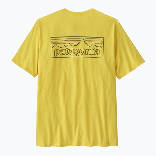 Herren T-Shirt Patagonia P-6 Logo Responsibili-Tee p-6 outline/lemon zest