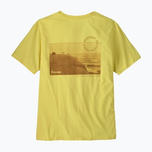 Shirt Herren Patagonia Water People Spotter lemon zest