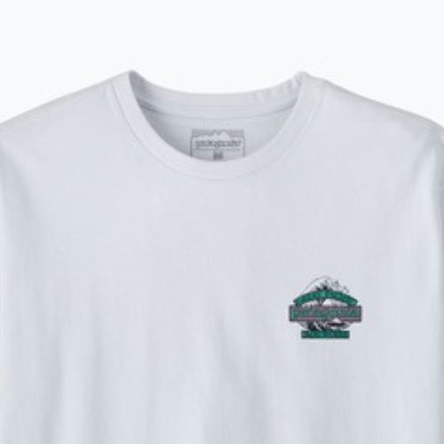Trekkingshirt Herren Patagonia Great Waves Responsibili Tee white
