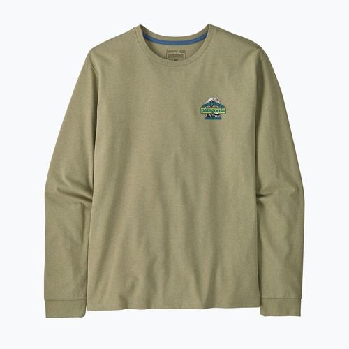 Trekking-Longsleeve Herren Patagonia Great Waves Responsibili Tee gumtree green