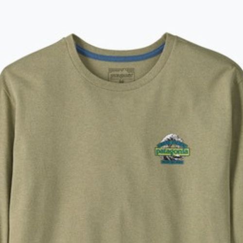 Trekking-Longsleeve Herren Patagonia Great Waves Responsibili Tee gumtree green