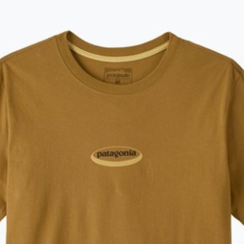 Shirt Herren Patagonia '95 Oval Logo bobcat brown/sunshine