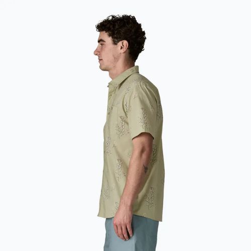 Herrenhemd Patagonia Go To ocean blooms/weathered stone