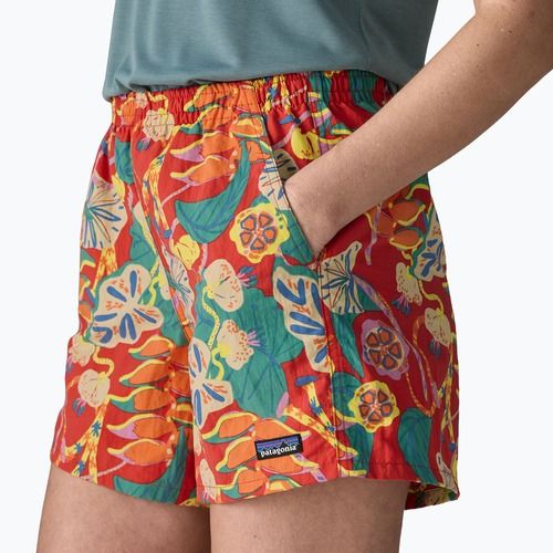 Damen Shorts Patagonia Baggies 5" tropiclimb/hot ember