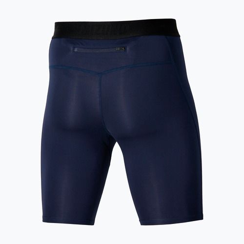 Laufleggings für Herren Mizuno Core Impulse Mid baritone blue