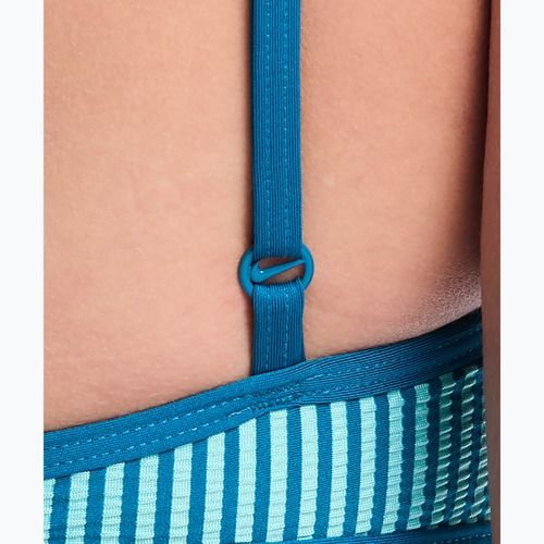 Oberteil des Badeanzugs Nike Ripple Texture Bralette Classic Bikini bleached turquoise