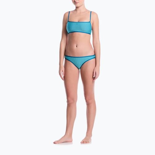 Unterteil des Badeanzugs Nike Ripple Texture Hipster Bikini bleached turquoise