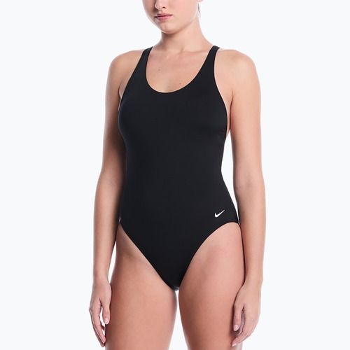 Damen Badeanzug Nike Essential Scoop Neck black