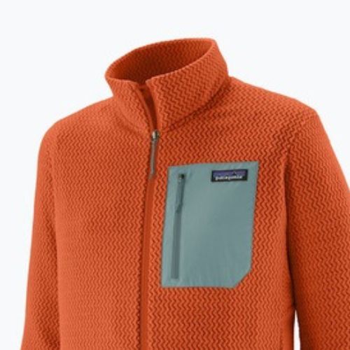 Herren-Trekkingpullover Patagonia R1 Air coal orange