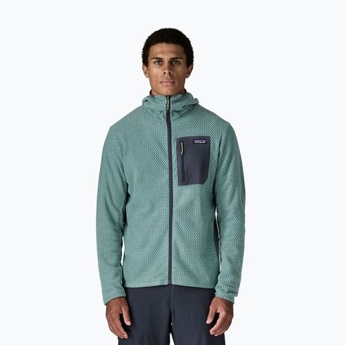 Herren-Trekkingpullover Patagonia R1 Air Full Zip Hoody blue sage