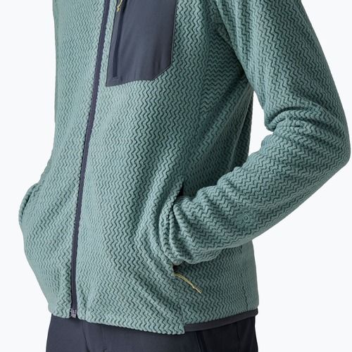 Herren-Trekkingpullover Patagonia R1 Air Full Zip Hoody blue sage