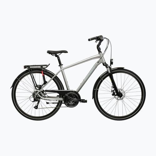 Herren-Trekkingrad KROSS Trans 3.0 silver/blue/gloss