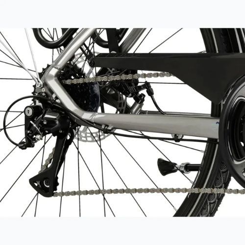 Herren-Trekkingrad KROSS Trans 3.0 silver/blue/gloss