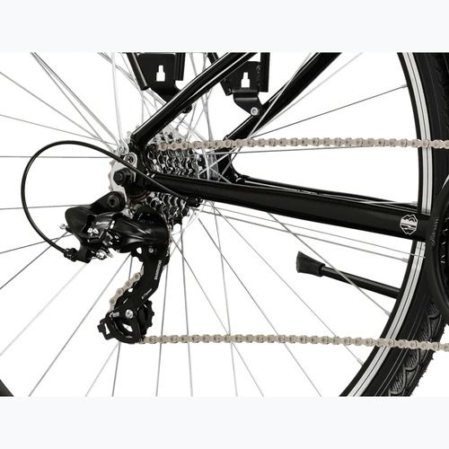 Damen-Trekkingrad KROSS Trans 1.0 In black/silver/gloss