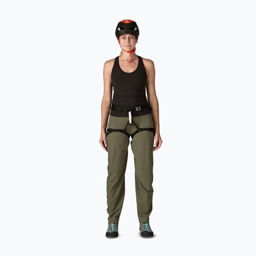 Trekkinghose Damen Patagonia Free Wall basin green