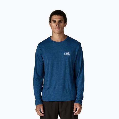 Longsleeve Herren Patagonia Capilene Cool Daily - '73 Skyline clement blue/light clement blue x-dye
