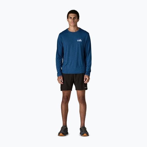 Longsleeve Herren Patagonia Capilene Cool Daily - '73 Skyline clement blue/light clement blue x-dye
