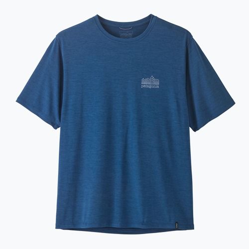Herren T-Shirt Patagonia Capilene Cool Daily - Strataspire clement blue/light clement blue x-dye