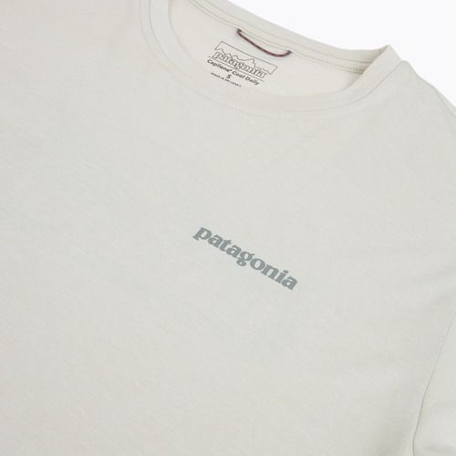 Shirt Herren Patagonia Capilene Cool Daily - Boardshort Logo dyno white