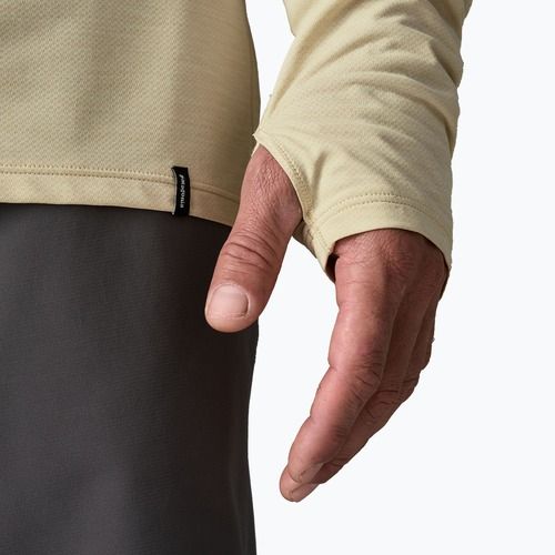 Herren Sweatshirt Patagonia Capilene Ultra Hoody pumice/dyno white x-dye