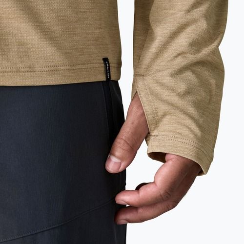 Herren-Langarmshirt Patagonia Capilene Cool Sun seabird grey/light seabird grey x-dye