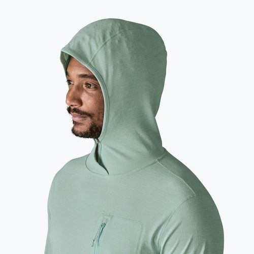 Herren Sweatshirt Patagonia Capilene Cool Sun Hoody thermal blue/thin ice x-dye