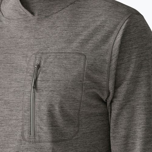 Herren Sweatshirt Patagonia Capilene Cool Sun Hoody forge grey/noble grey x-dye