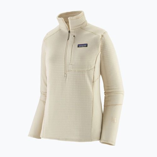 Damen-Fleecejacke Patagonia R1 wool white