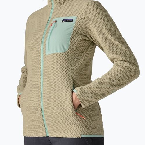 Fleecejacke für Damen Patagonia R1 Air Full-Zip Hoody weathered stone